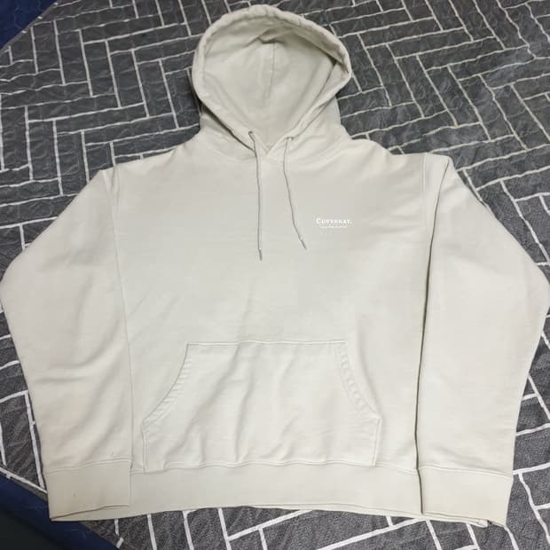 커버낫 오버핏 어센틱 혜비 코튼 후드티 (M)