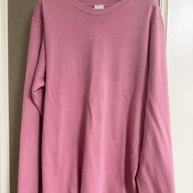 메이드원 핑크 롱슬리브 m