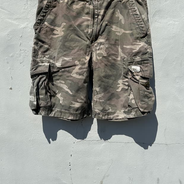 [34] 00s 리바이스 카모 카고 반바지 밀리터리