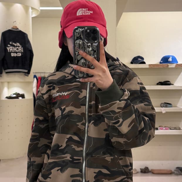 노스페이스 플리스 이어플랩 캡 U1013