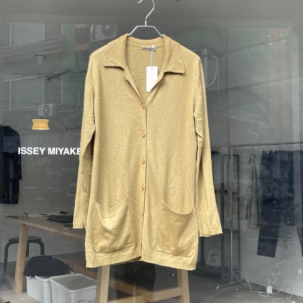 Issey Miyake cashmere cardigan