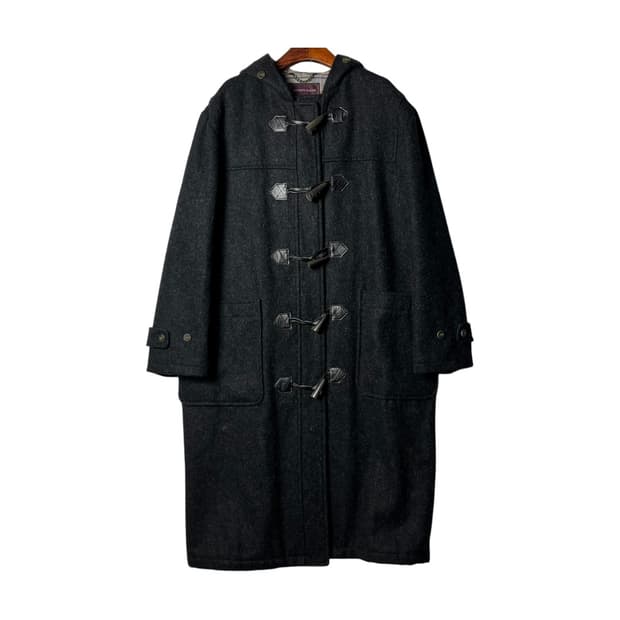 [JEFFREY BANKS] 제프리뱅크스 울 더플 후드코트