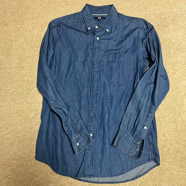 유니클로 데님 셔츠