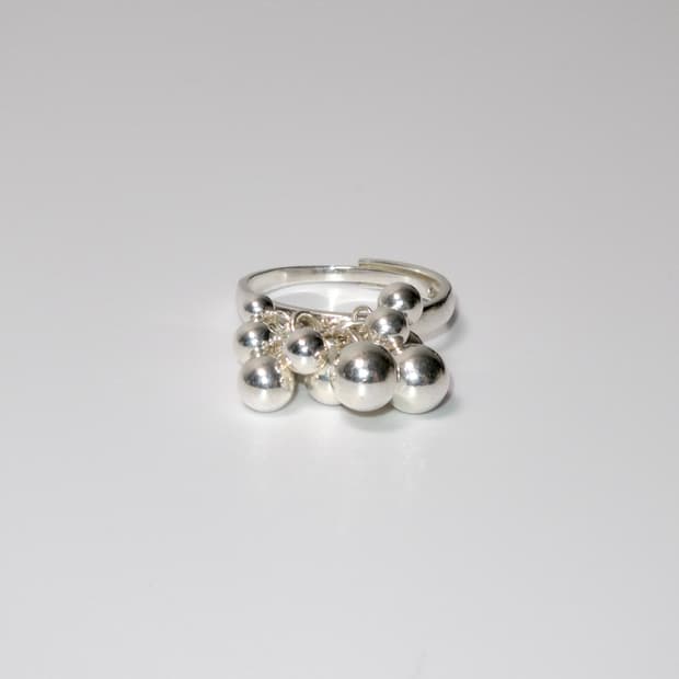 BUBBLE RING 버블반지 오픈링 실버반지