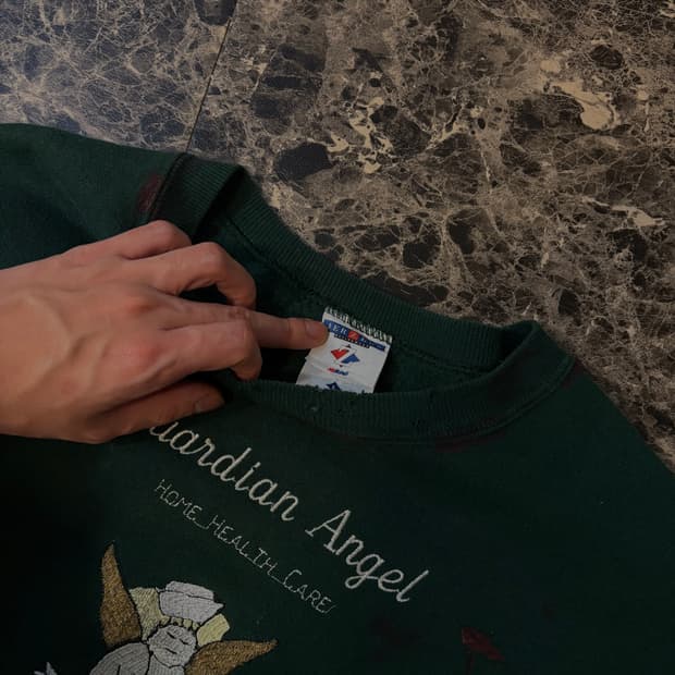 L)90s vintage distressed t-shirts