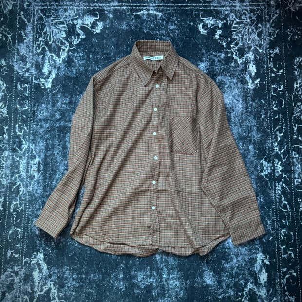 Brown checkered shirt