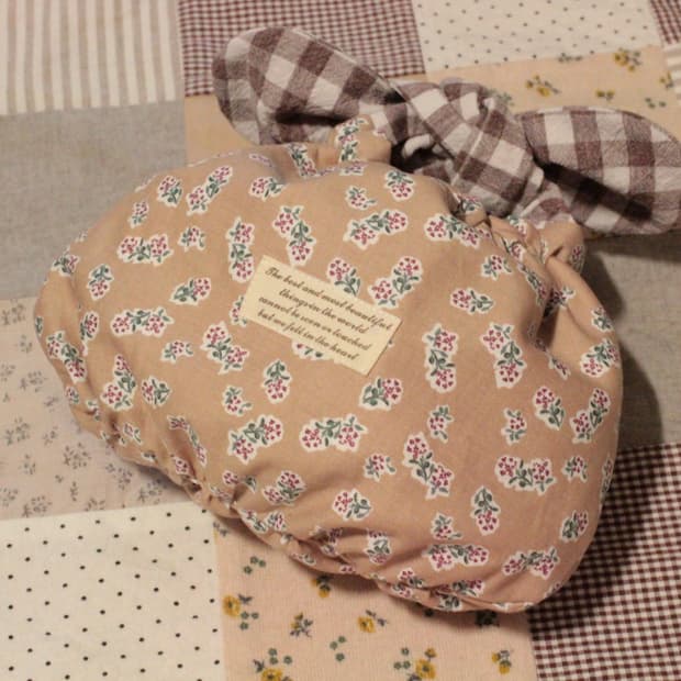 핸드메이드 리본 밴딩 파우치