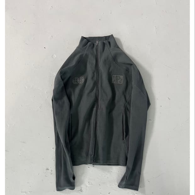 플라스틱프로덕트 Ribbed Zip Jacket 립드 자켓 (L)