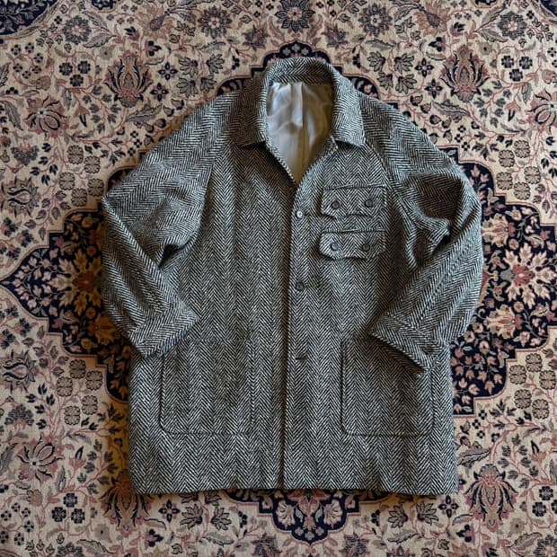 OHI 도네갈트위드 헤링본 코트 남성100