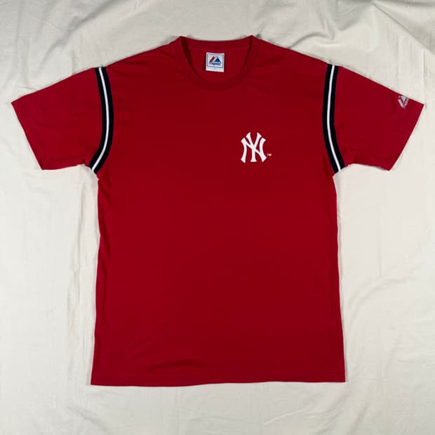 마제스틱 MLB 뉴욕 양키즈 반팔 티셔츠 반팔티