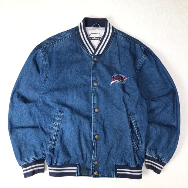 빈티지 데님 봄버자켓 