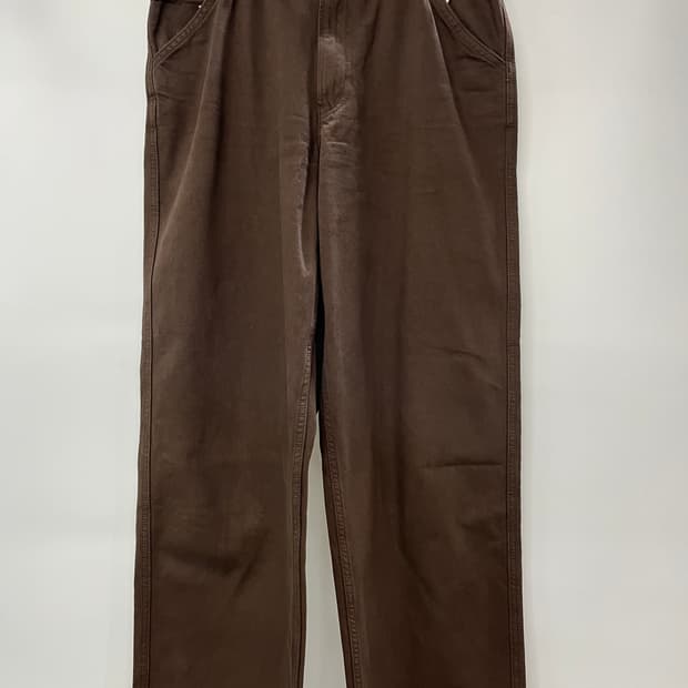 유니클로U 와이드핏 컬러진 브라운 32사이즈