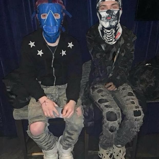 재팬발 월드워2 설상 마스크 블루 컬러