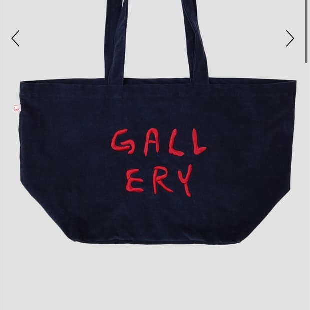 1011 Gallery Logo Corduroy Bag - Navy