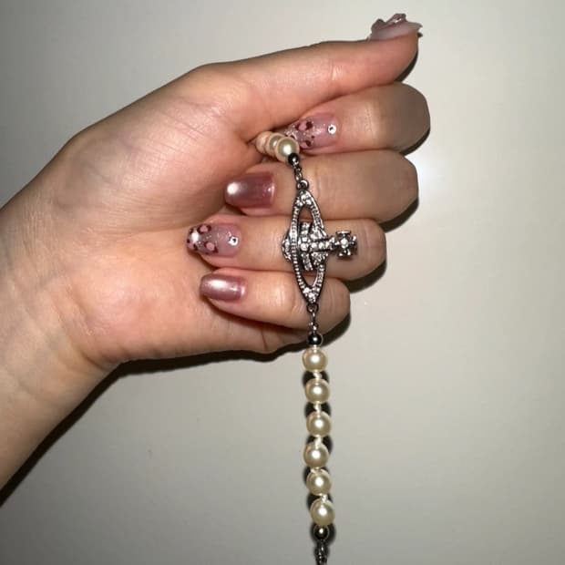 비비안웨스트우드 진주 팔찌