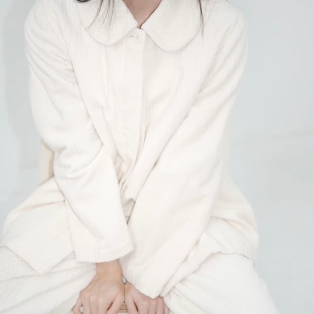 Eunoia 유노이아 코듀로이 자켓 아이보리