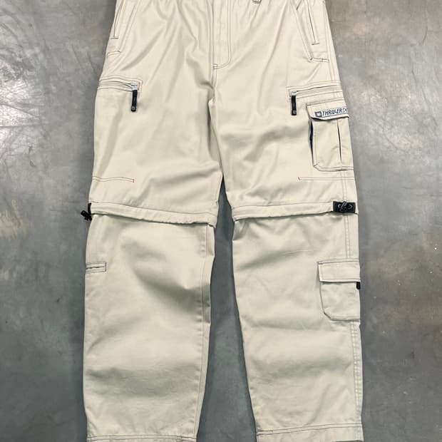 스릴러 컨버터블 와이드 카고팬츠