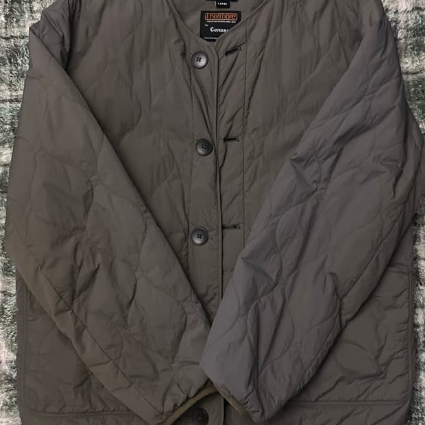 커버낫 Olive Quilted Liner Jacket 