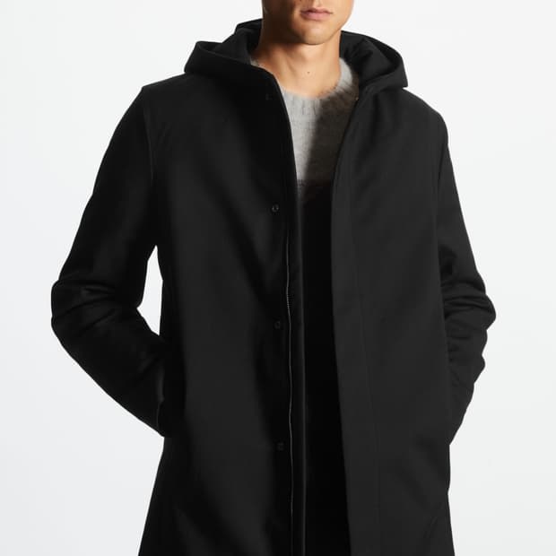 COS 코스 패디드 후드 코트 46 M