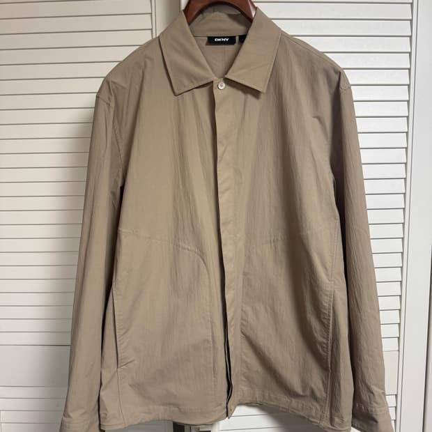 한섬 DKNY 25SS 간절기 아우터 셔츠 바람막이 L 100 타임옴므