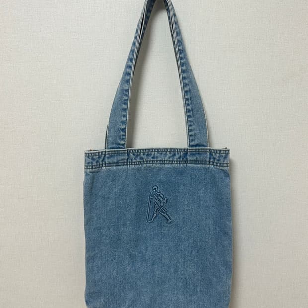 Kapital 캐피탈 워킹 앤 피스 데님 토트백