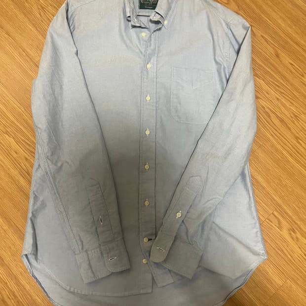 짓먼빈티지 하늘색 옥스포드 셔츠 L사이즈