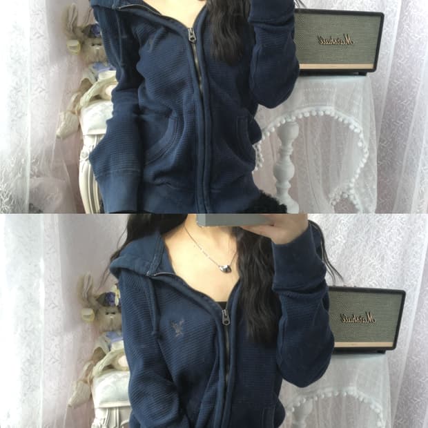 Americn eagles vintage waffle hoodie