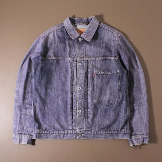90s Levi’s 리바이스 70501-04 데님 트러커 자켓 L009