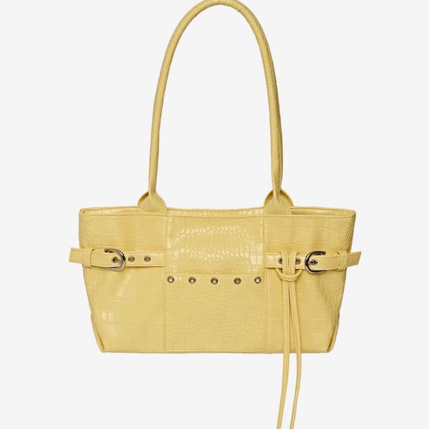 피시아 가방 숄더백 Vezel Bag Croc Yellow