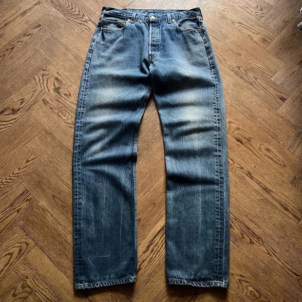 [36]00's 리바이스 501XX 발렌시아 555 팩토리 데님 팬츠