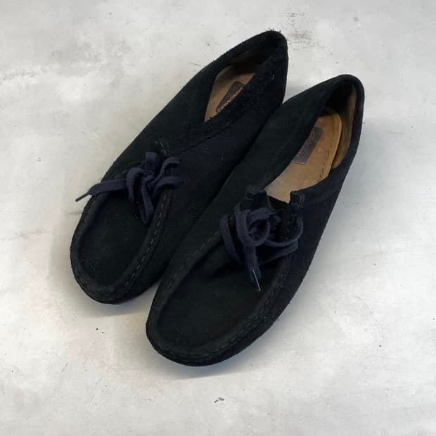 클락스 왈라비 슈즈 블랙 245