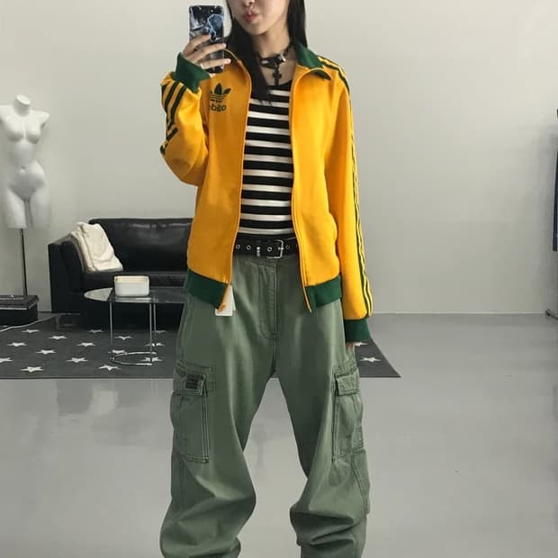 00’s 아디다스 오스트레일리아 그린라인 져지