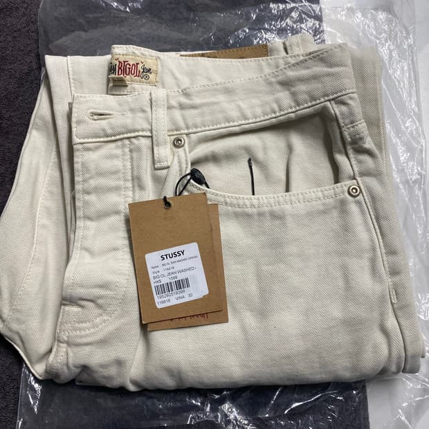스투시 Big Ol Jean Washed Canvas 30사이즈 판매합니