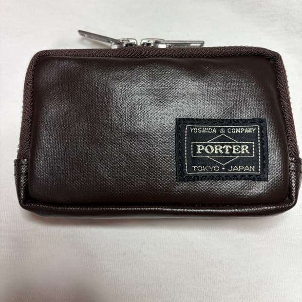 포터 프리스타일 멀티 코인 지갑 브라운
