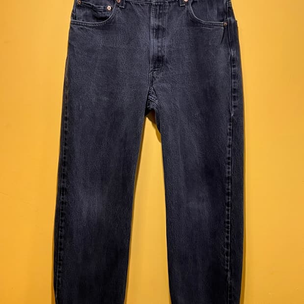 00s [36x30] 리바이스 550 릴랙스 핏 블랙 데님