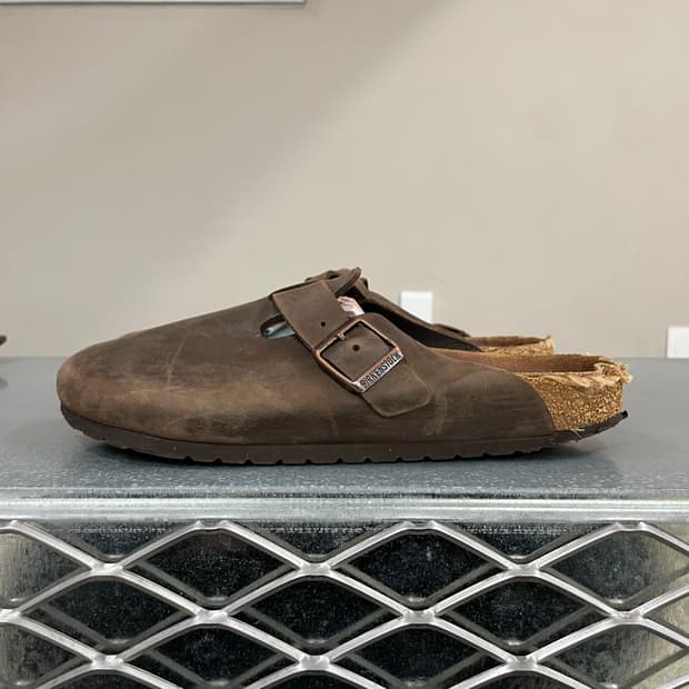 버켄스탁 보스턴 오일드 레더 클로그 265