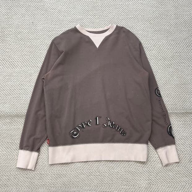 리바이스 배색 스웻셔츠 r2292