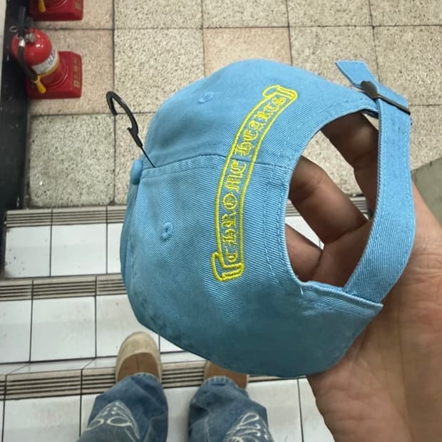 Nptsss 크롬하츠 세메터리 하늘/노랑 캡모자
