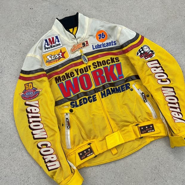 옐로우콘 BRP LTD 슬래지해머 레이싱 자켓
