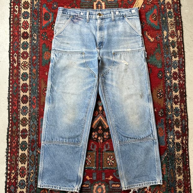 OG 칼하트 데님 더블니 팬츠 칼하트 B73 썩블니