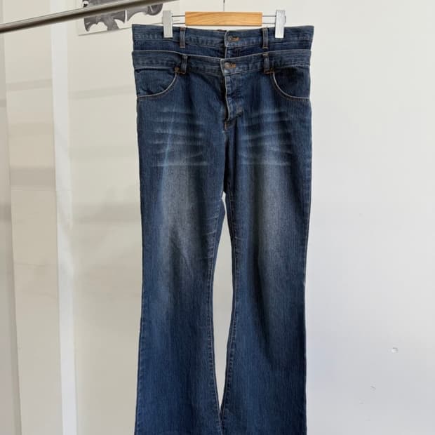 빈티지 세미부츠컷 데님