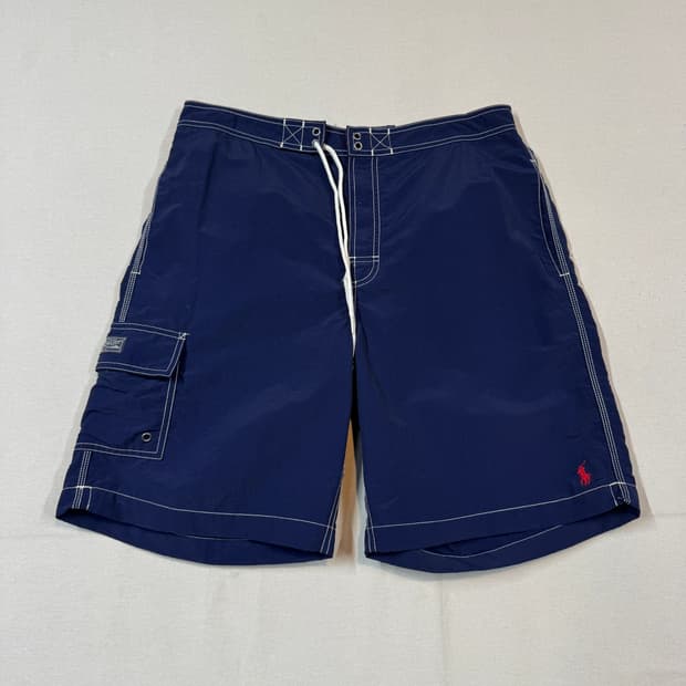 M) 폴로 랄프로렌 나일론 반바지 스윔팬츠 네이비