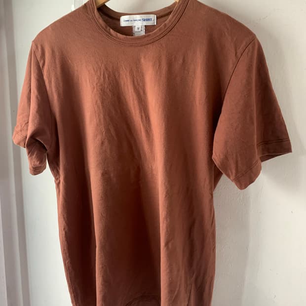 comme des garcons shirt 브라운 티셔츠 