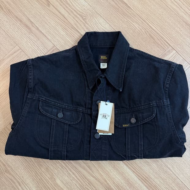 RRL lot 271 블랙 멕시코 제품 L사이즈