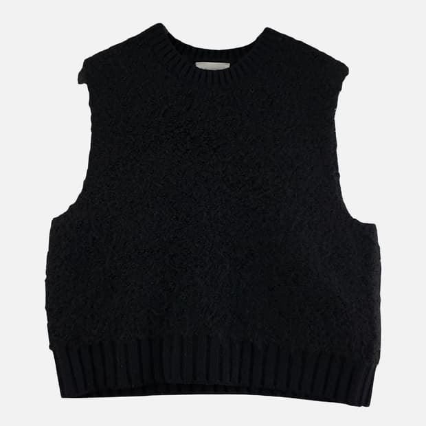 DKNY 블랙 여자 니트 조끼 85-160 N5028