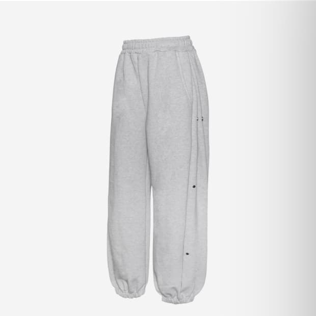 [M] mjd 사이드 스냅 스웻팬츠