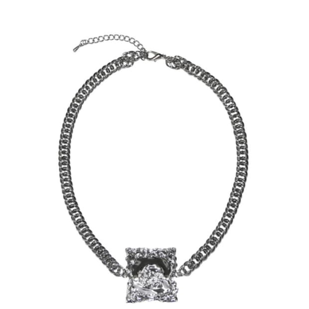 Everybirthday 로즈 셔링 초커 necklace