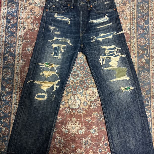 더블알엘 빈티지5포켓 섬터 진 31X30