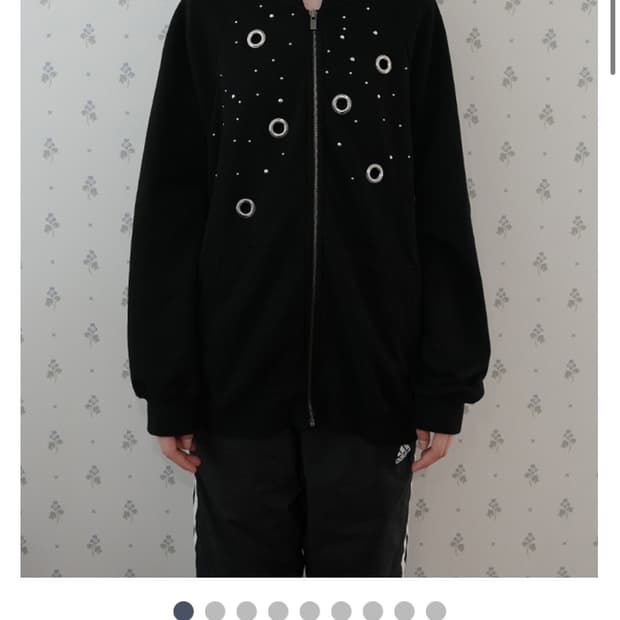 Peinture 써클링 후디 블랙