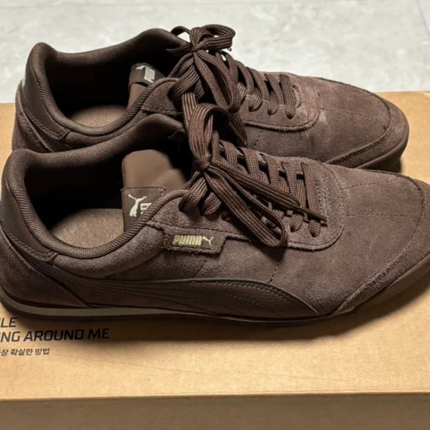 푸마 스웨이드 스니커즈 스피드캣